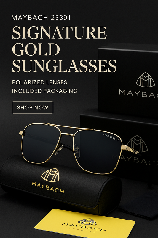 Maybach 23391 Signature Gold Sunglasses